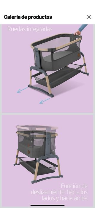 Cuna Colecho Maxi-Cosi Iora Air Gris como nuevo