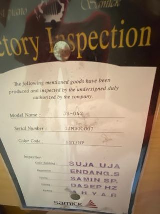 Piano Samick JS-042 con banqueta