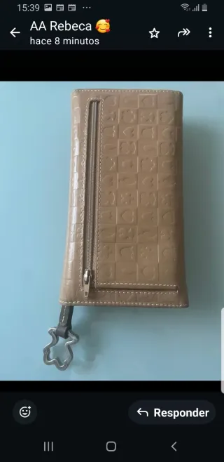 Billetero Tous Mujer Piel Beige