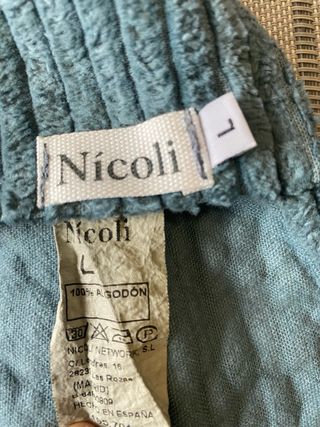 Peto vaquero Nicoli verde azulado