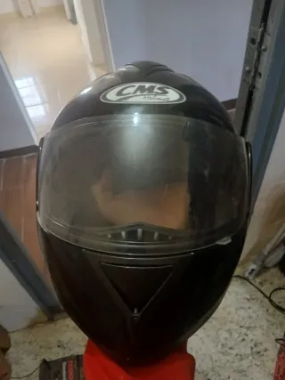Casco de moto CMS negro
