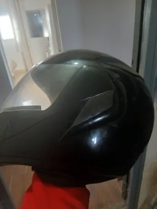 Casco de moto CMS negro