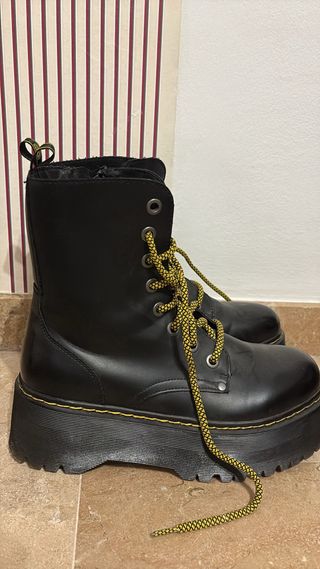 Botas militares mujer, poco uso