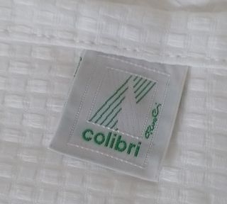 Copriletto Colibrì bianco  ( 2.60 x 2.20 )