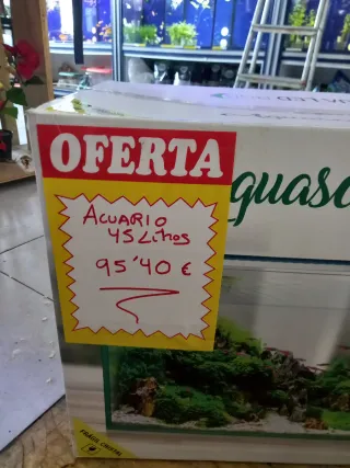 Acuario AquaLed RGB 45L con pantalla integrada