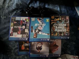 PS4 (PlayStation 4) + Mando + Juegos
