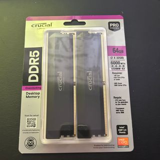 Crucial Pro RAM DDR5 64GB (2x32GB) 6000MHz CL40