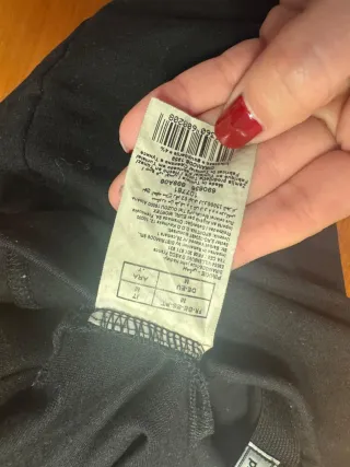 Falda semipiel morada con cremallera