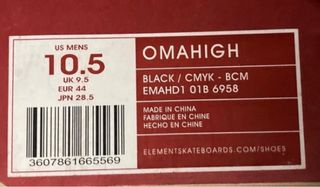 Zapatillas Element Omahigh Negras y Rosas