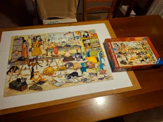 Puzzle 1000 pezzi Ravensburger Gatti