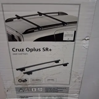 Barras de Techo de coche Cruz Acero Galvanizado