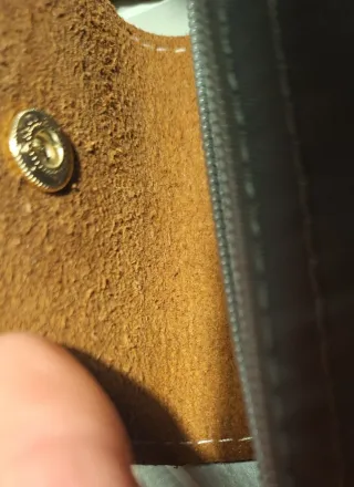 Mala a tiracolo cinza e castanha