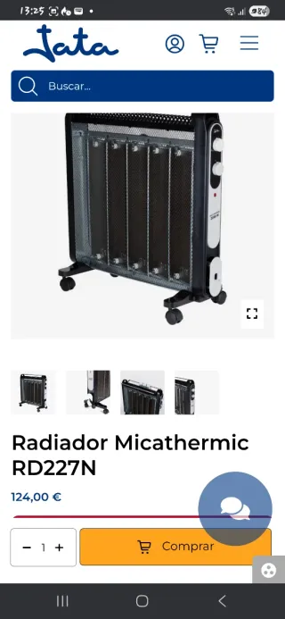 Radiador Jata Micathermic RD227N