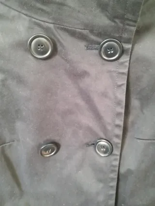 Chaqueta Benetton Negra Doble Botonadura