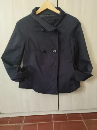 Chaqueta Benetton Negra Doble Botonadura