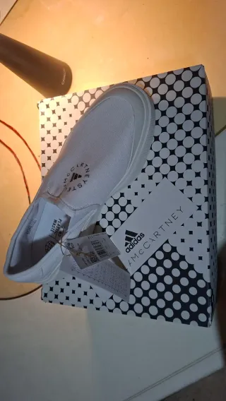 Adidas Slip On Blancas Talla 42.5 Edición Especial