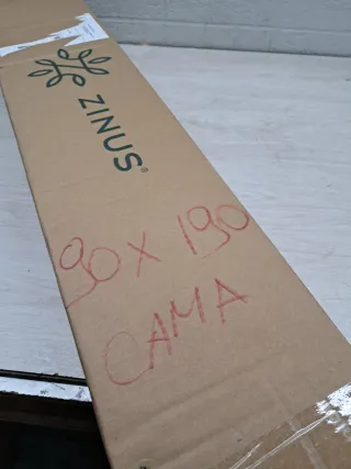 Base Cama Zinus Caleb 90x190cm - 35cm Altura