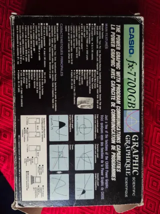 Calculadora Gráfica Científica Casio fx-7700GB