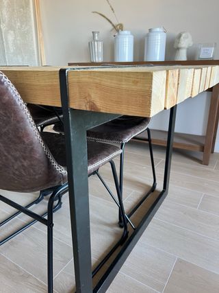 Mesa madera pino a medida