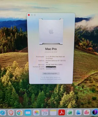 Mac Pro 5.1 + OS Sonoma y ssd
