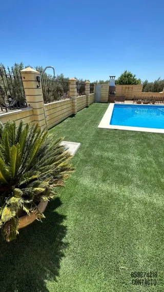 Césped artificial reciclado