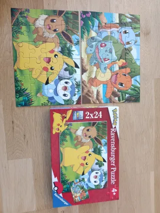 Puzzles Pokémon Ravensburger 2x24 piezas