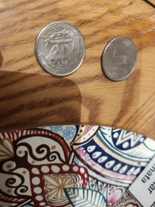 Tres monedas antiguas