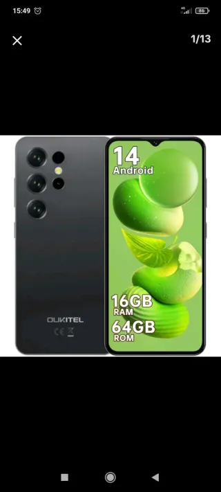 Oukitel 64GB Negro