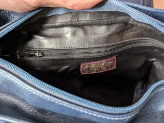 Borsa Nannini Pelle Nera Dettagli Oro