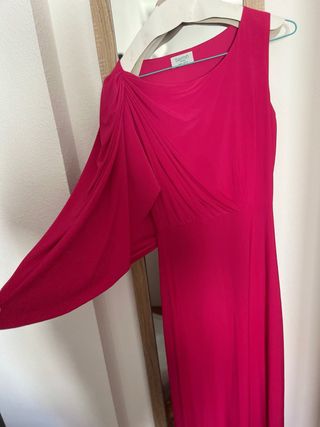 Vestido fiesta fucsia Barmh