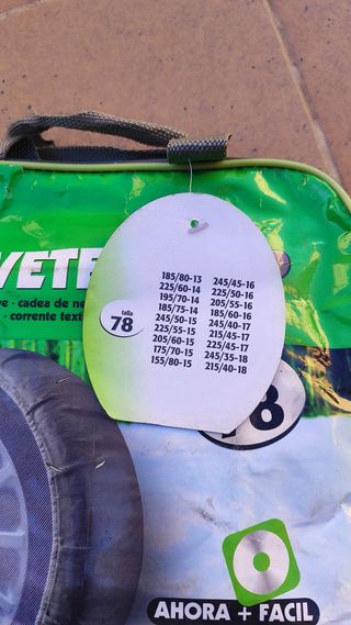 Cadenas Nieve Textil Drivetex Talla 78