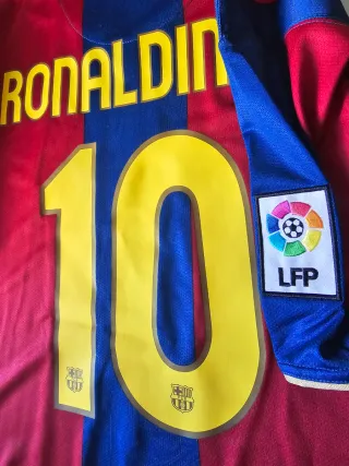 Maglia Barcellona Ronaldinho 10 2007/08 Originale