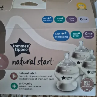 3 Biberon Tommee Tippee Flusso Lento