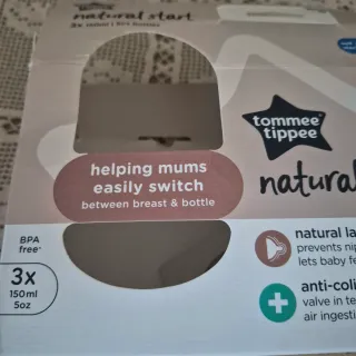 3 Biberon Tommee Tippee Flusso Lento
