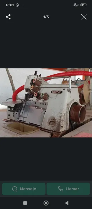 Mecanico Maquinaria de coser Desplazamiento