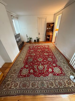 Alfombra Persa de 1955 de Lana Multicolor