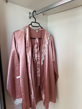 Bata - Kimono Satén (Rosa)