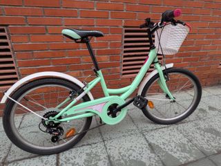 Bicicleta Infantil B-Pro 20 Mint con Cesta