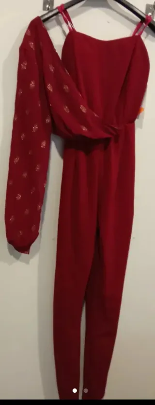 Mono fiesta talla única rojo