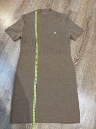 Vestido Burberry Beige Manga Corta
