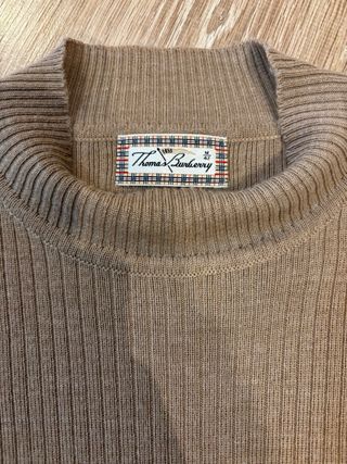 Vestido Burberry Beige Manga Corta