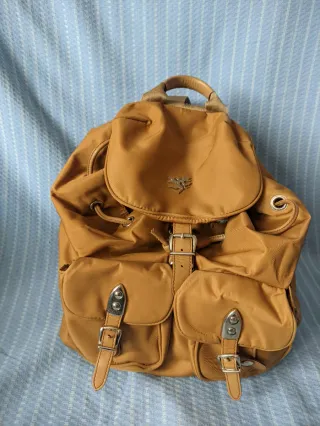 Zaino Piero Guidi marrone e arancione