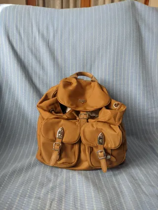 Zaino Piero Guidi marrone e arancione