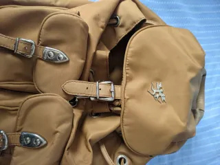 Zaino Piero Guidi marrone e arancione