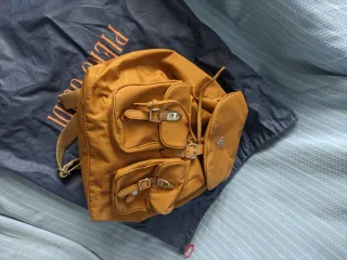 Zaino Piero Guidi marrone e arancione