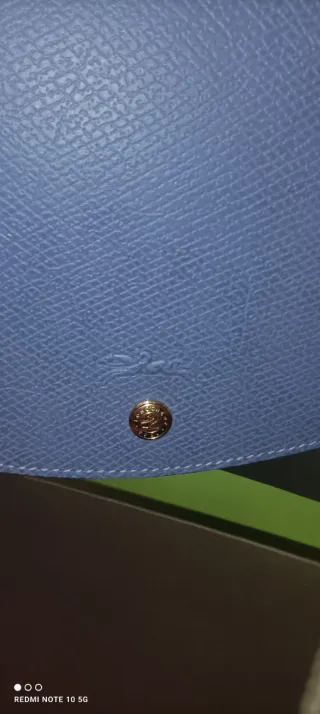 Borsa tracolla Longchamp blu nuova