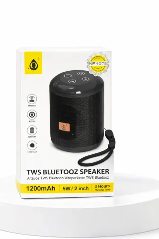 Altavoz Bluetooth TWS NF4078 Negro