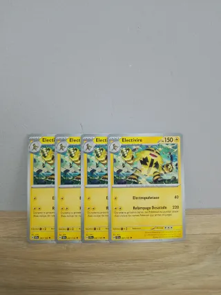 Pokémon Playset x4 Electivire fase 1