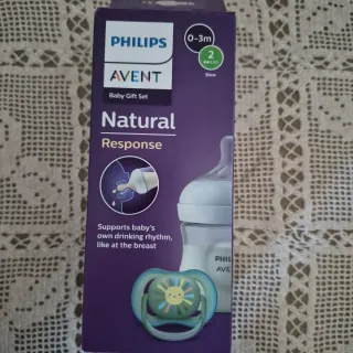 Philips Avent Biberon Flusso Lento + Ciuccio