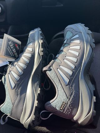 Zapatillas Salomon Gore-Tex Trekking Gris/Azul